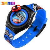 SKMEI Cartoon Car Children Watch