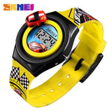 SKMEI Cartoon Car Children Watch