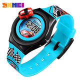 SKMEI Cartoon Car Children Watch