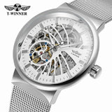 WINNER Fashion Men Skeleton Mechanical