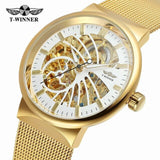 WINNER Fashion Men Skeleton Mechanical