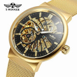 WINNER Fashion Men Skeleton Mechanical