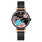 Top Brand CURREN Women Watch Gold