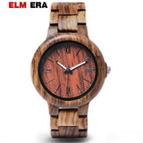 ELMERA Men's Wooden Watch