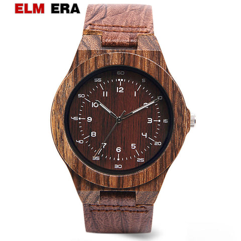 ELMERA Men's Leather Watch