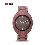 ELMERA relogios masculino wooden watch