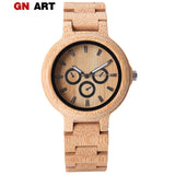 ELMERA Wood Watch Mens