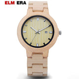 ELMERA relogio masculino Wood