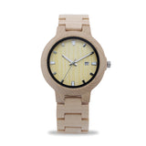ELMERA Wooden Watch Maple Wood
