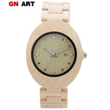 ELMERA Men Watch  Wooden