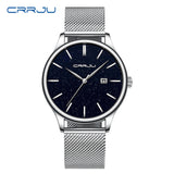 Top Brand CRRJU Men Fashion Business